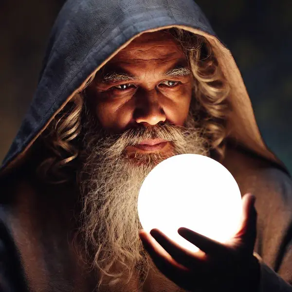 The world of clairvoyants and
wizards