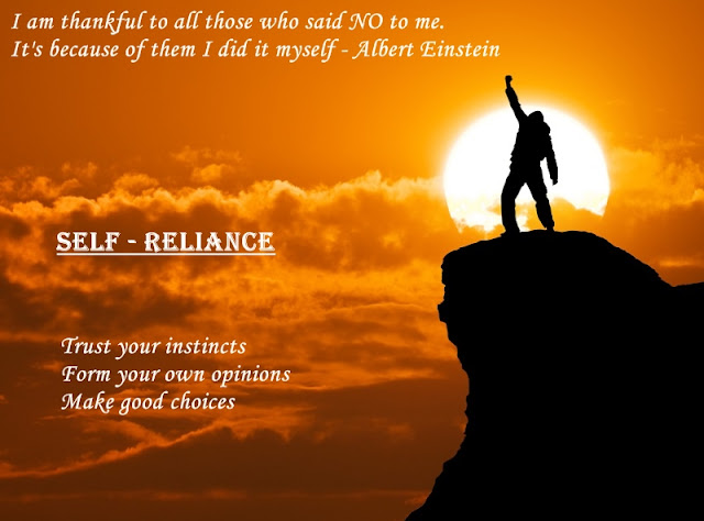 How to be truly self reliant
anywhere