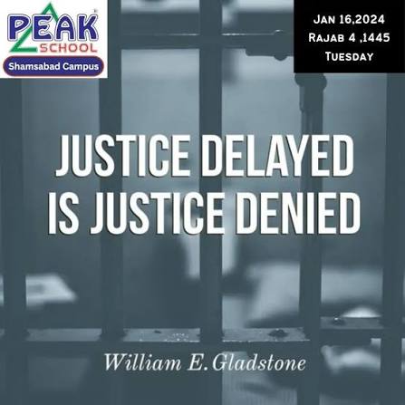Reform the justice system