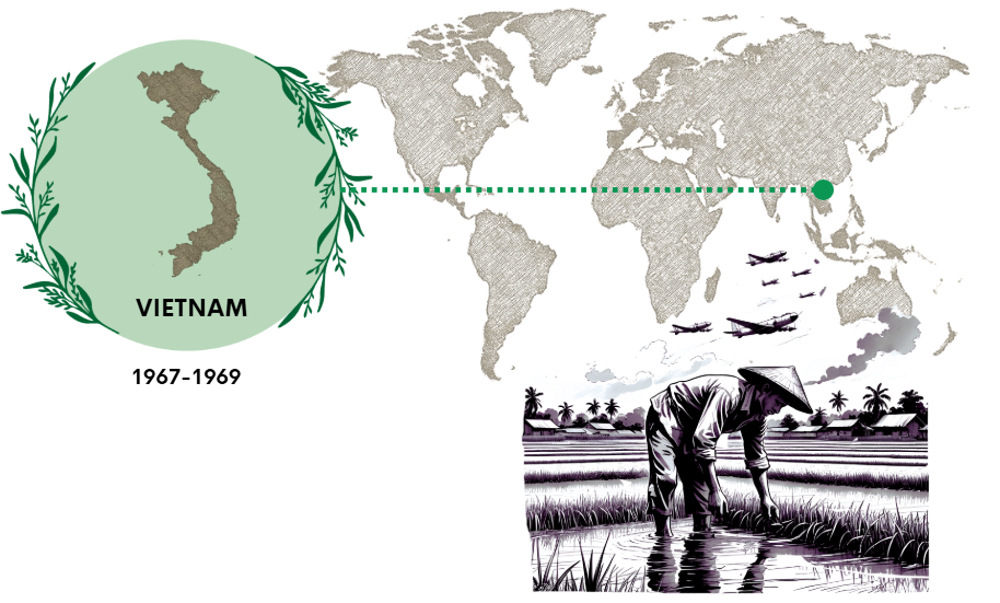 Chapter Three: Vietnam, a volunteer agronomist in a war torn country