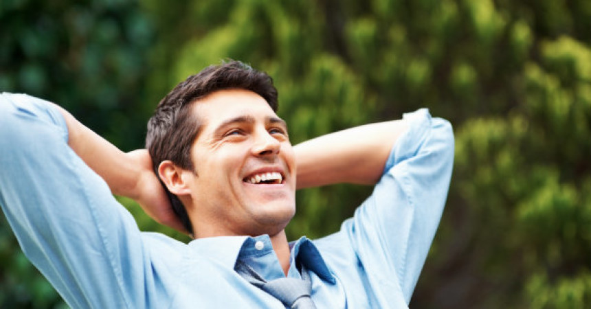 A happy man