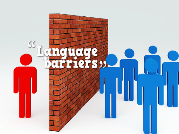 Language as a barrier
